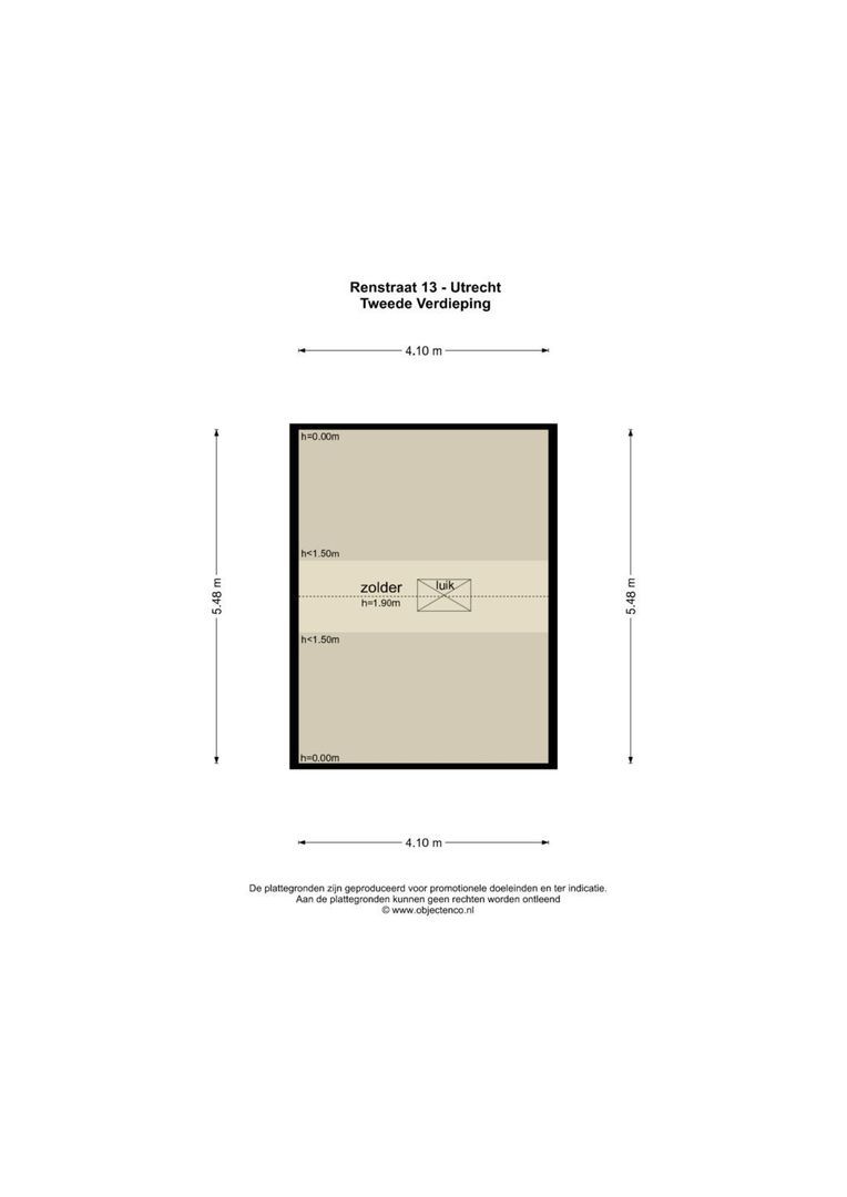 Renstraat 13, Utrecht plattegrond-4