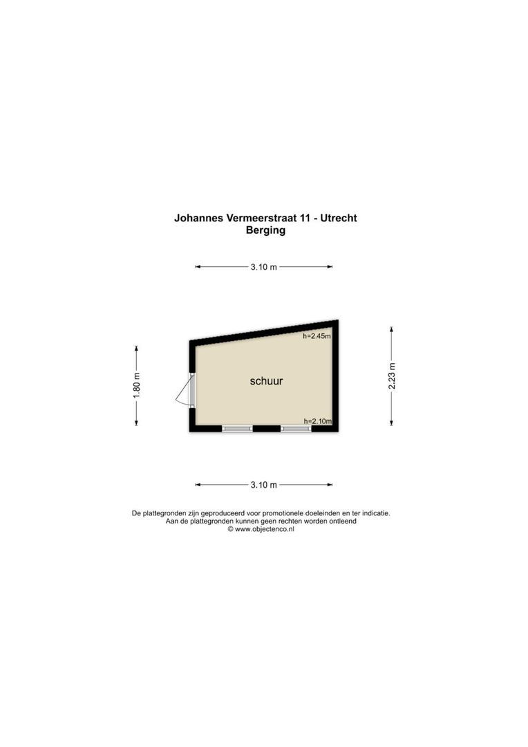 Johannes Vermeerstraat 11, Utrecht plattegrond-5