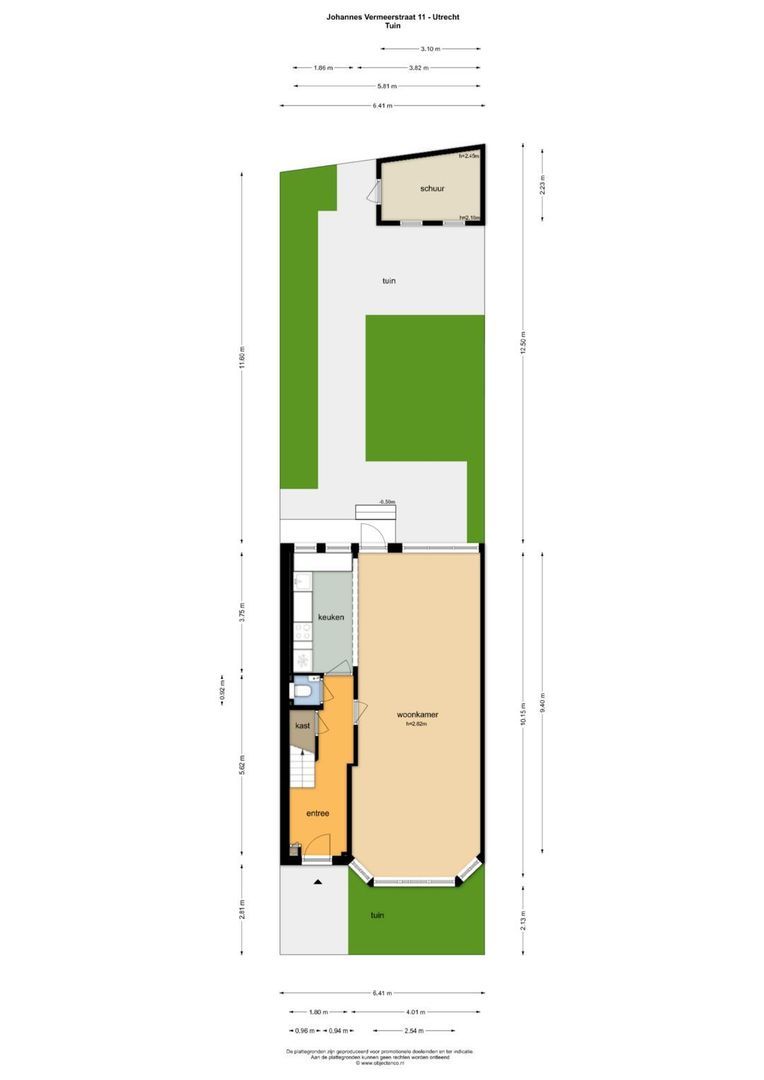 Johannes Vermeerstraat 11, Utrecht plattegrond-0