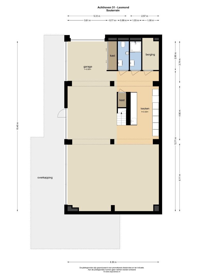 Achthoven 31, Lexmond plattegrond-6