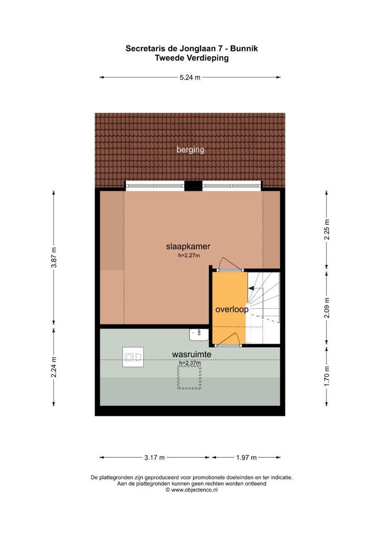 Secretaris de Jonglaan 7, Bunnik plattegrond-4