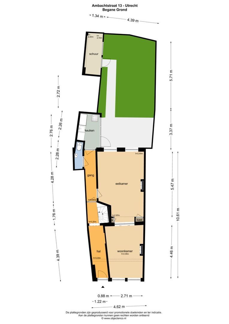 Ambachtstraat 13, Utrecht plattegrond-0