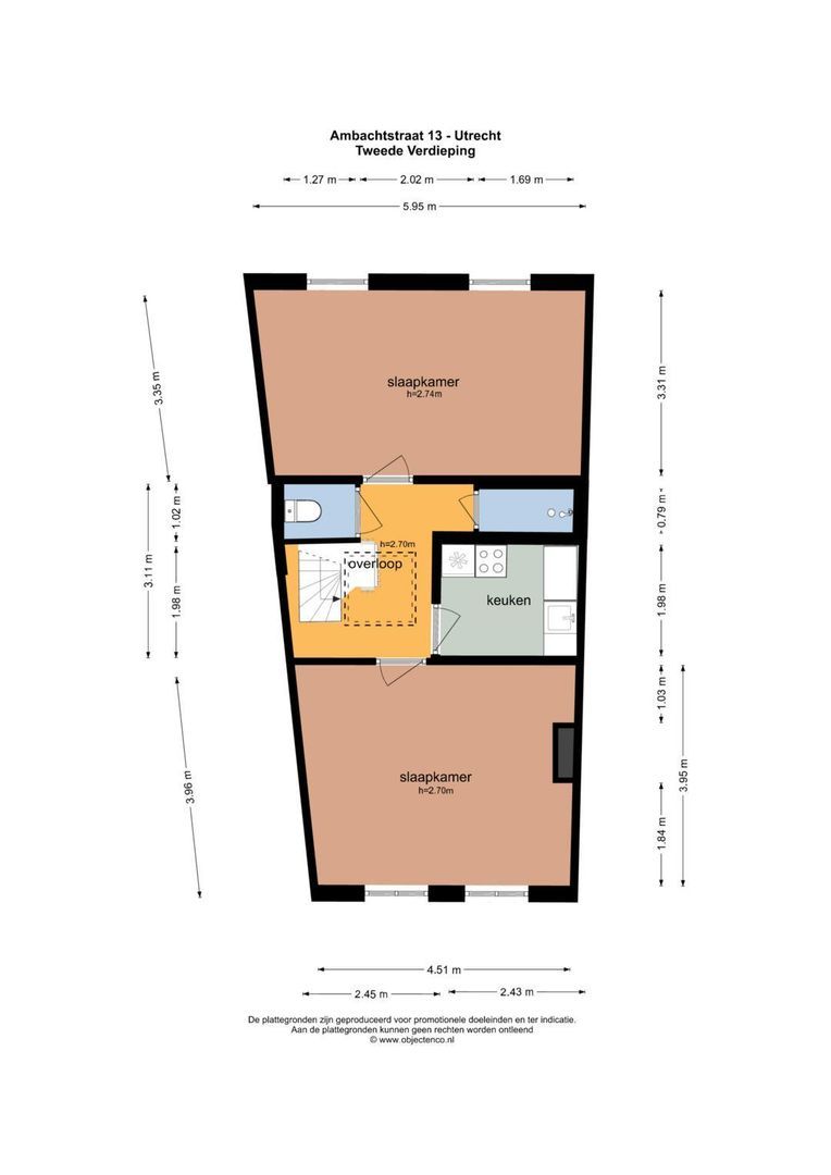 Ambachtstraat 13, Utrecht plattegrond-3