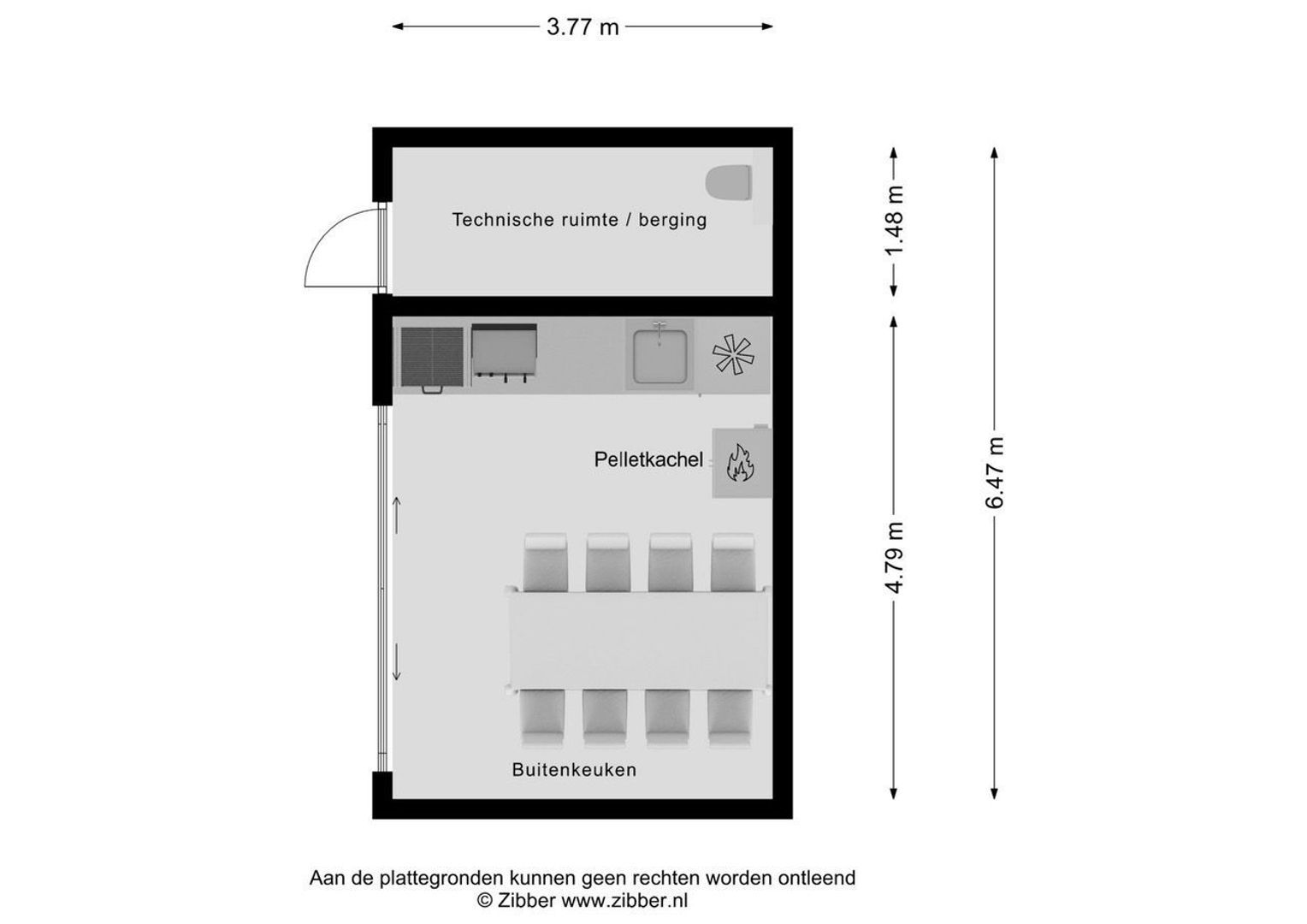 Hubert van Schonauwenlaan 4, Culemborg plattegrond-2