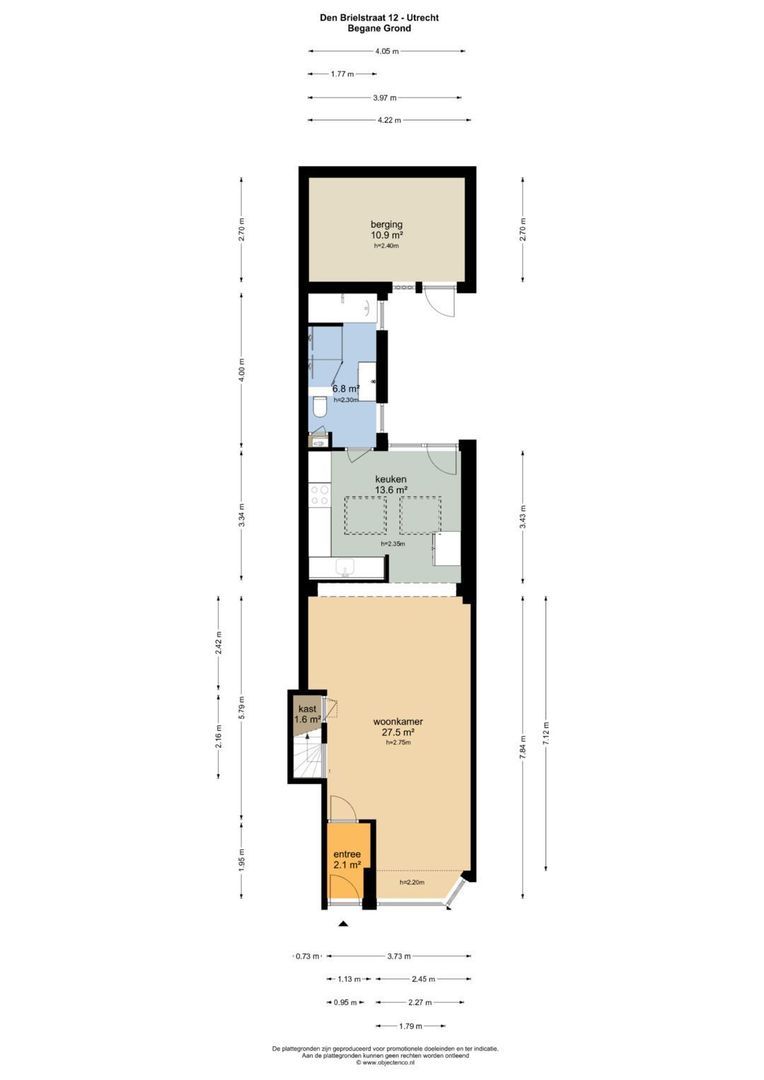 Den Brielstraat 12, Utrecht plattegrond-0