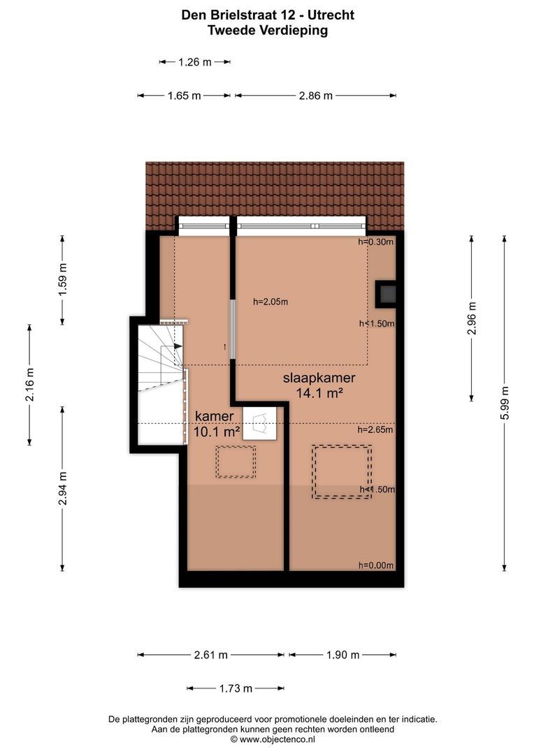 Den Brielstraat 12, Utrecht plattegrond-4