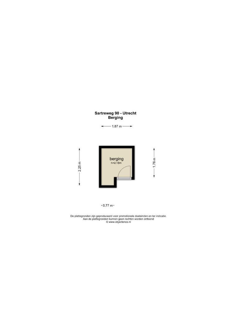 Sartreweg 90, Utrecht plattegrond-3
