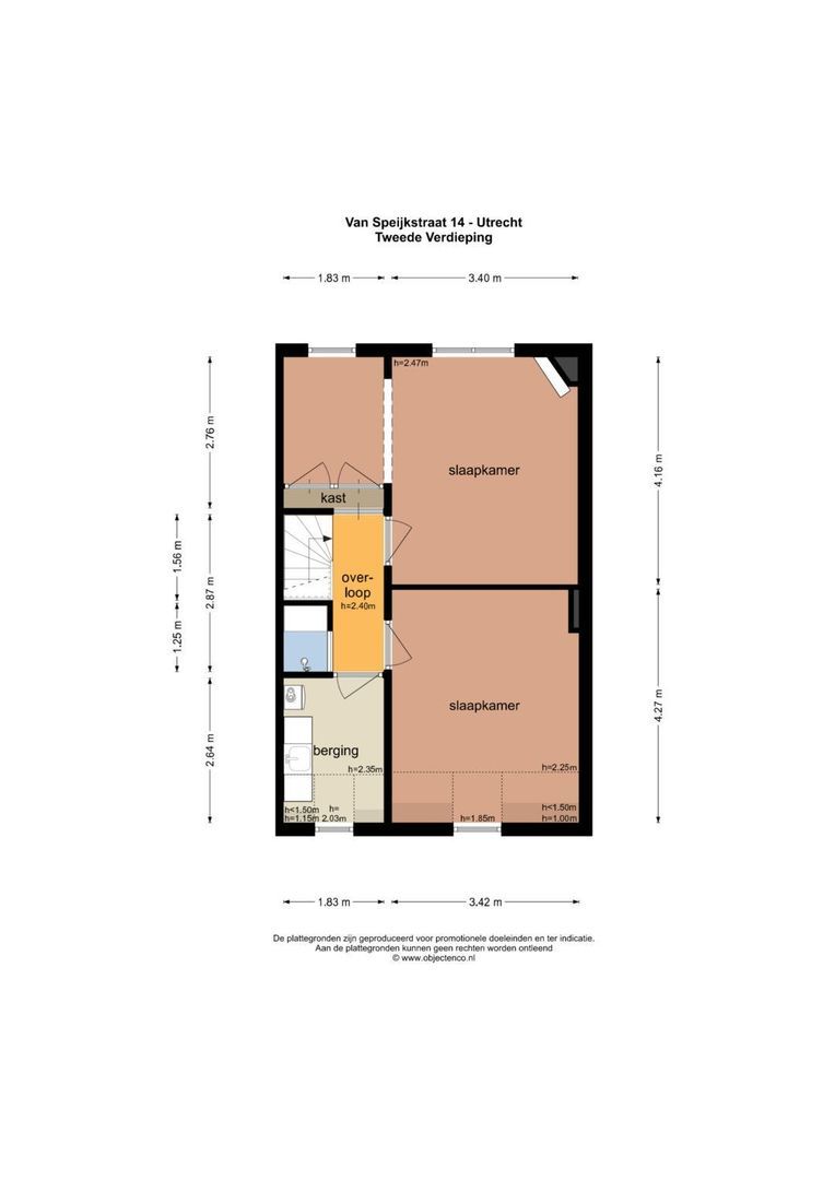 Van Speijkstraat 14, Utrecht plattegrond-3