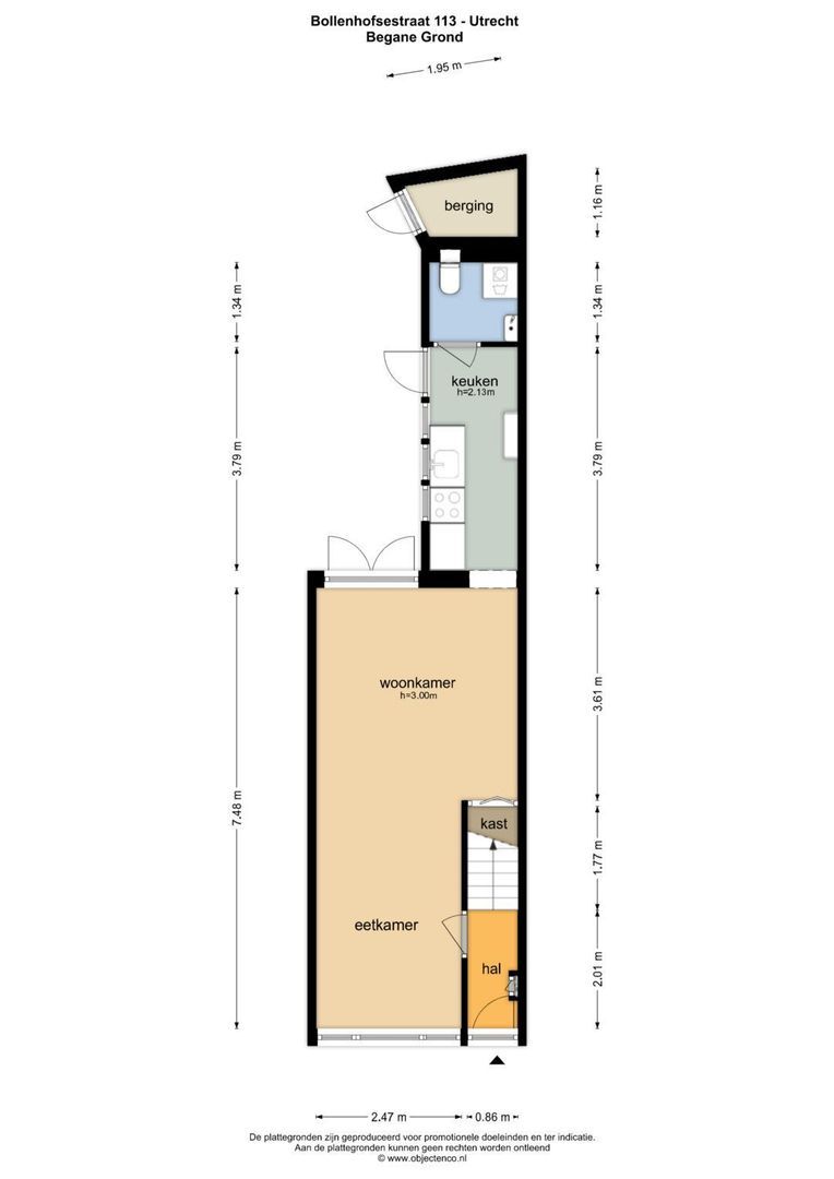 Bollenhofsestraat 113, Utrecht plattegrond-1