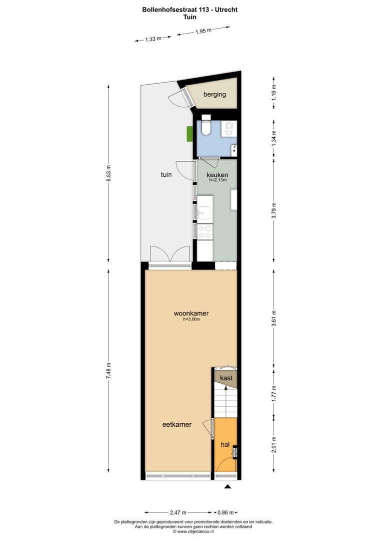 Bollenhofsestraat 113, Utrecht plattegrond-0