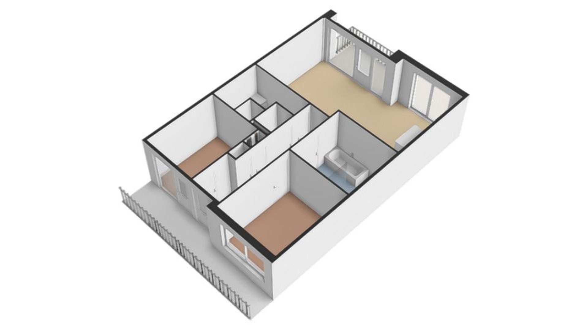Laan van Chartroise 102 C, Utrecht plattegrond-1