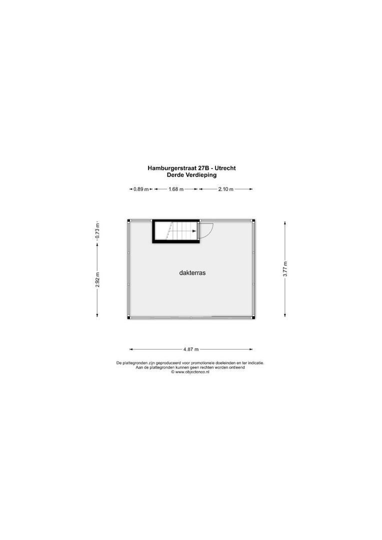 Hamburgerstraat 27 B, Utrecht plattegrond-2