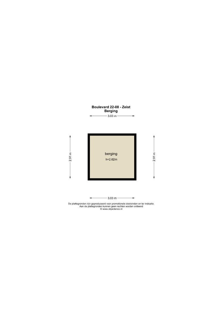 Boulevard 22 8, Zeist plattegrond-2