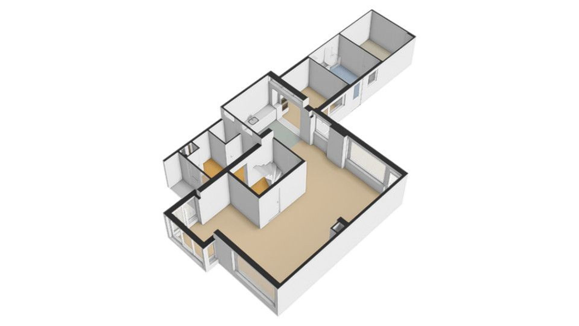 J F Kennedylaan 30, Bunnik plattegrond-1