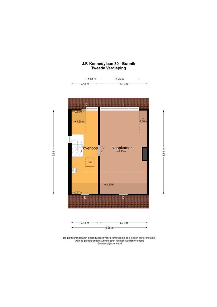 J F Kennedylaan 30, Bunnik plattegrond-4