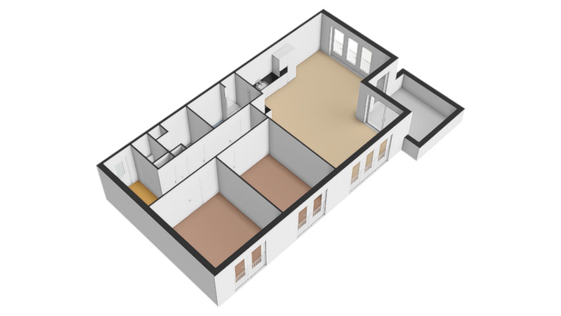 San Marinostraat 105, Utrecht plattegrond-1