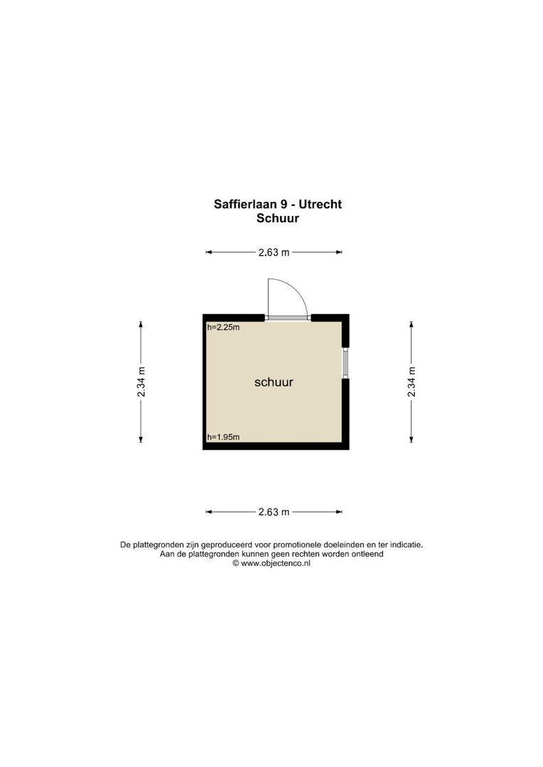 Saffierlaan 9, Utrecht plattegrond-4