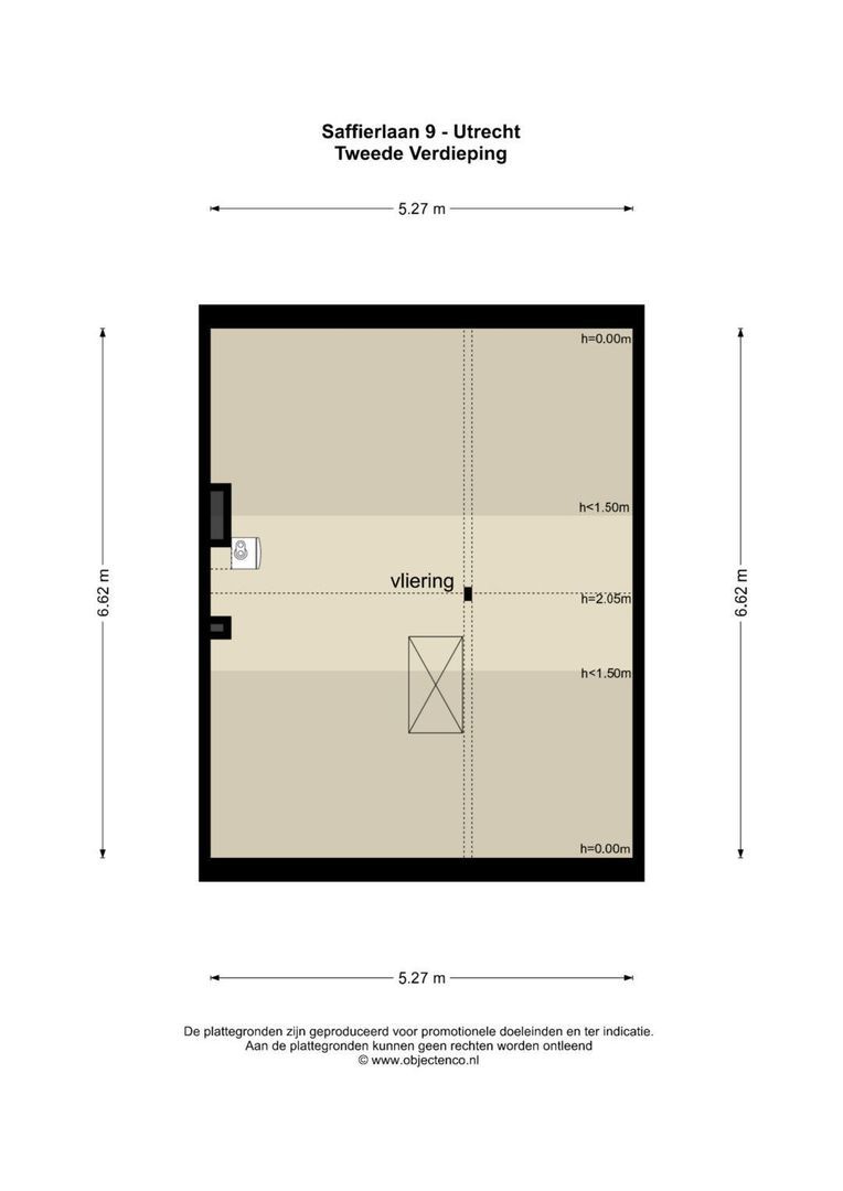 Saffierlaan 9, Utrecht plattegrond-3