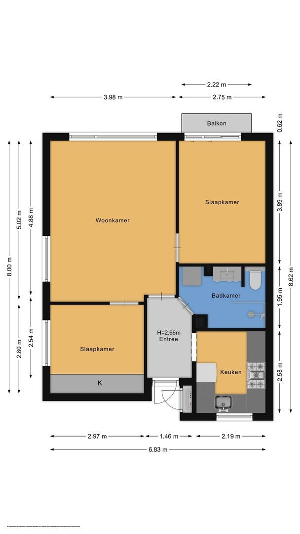Prins Hendriklaan 12 M, Zeist plattegrond-0