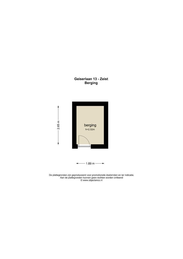 Geiserlaan 13, Zeist plattegrond-2