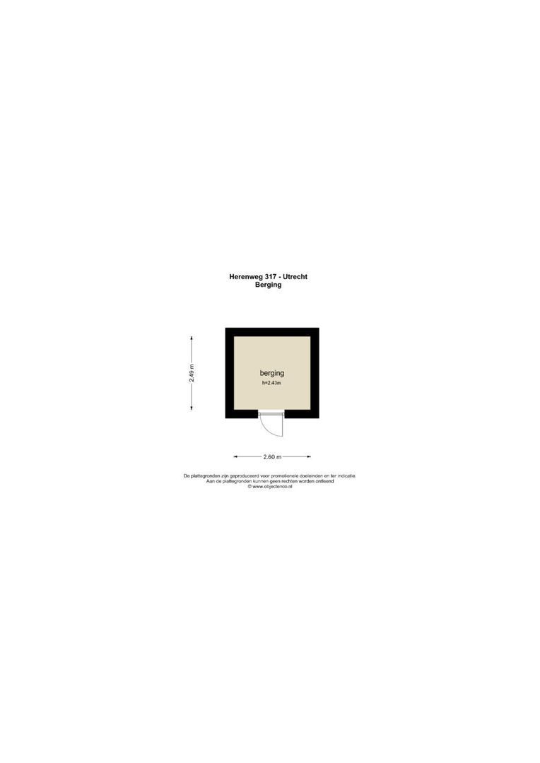 Herenweg 317, Utrecht plattegrond-4