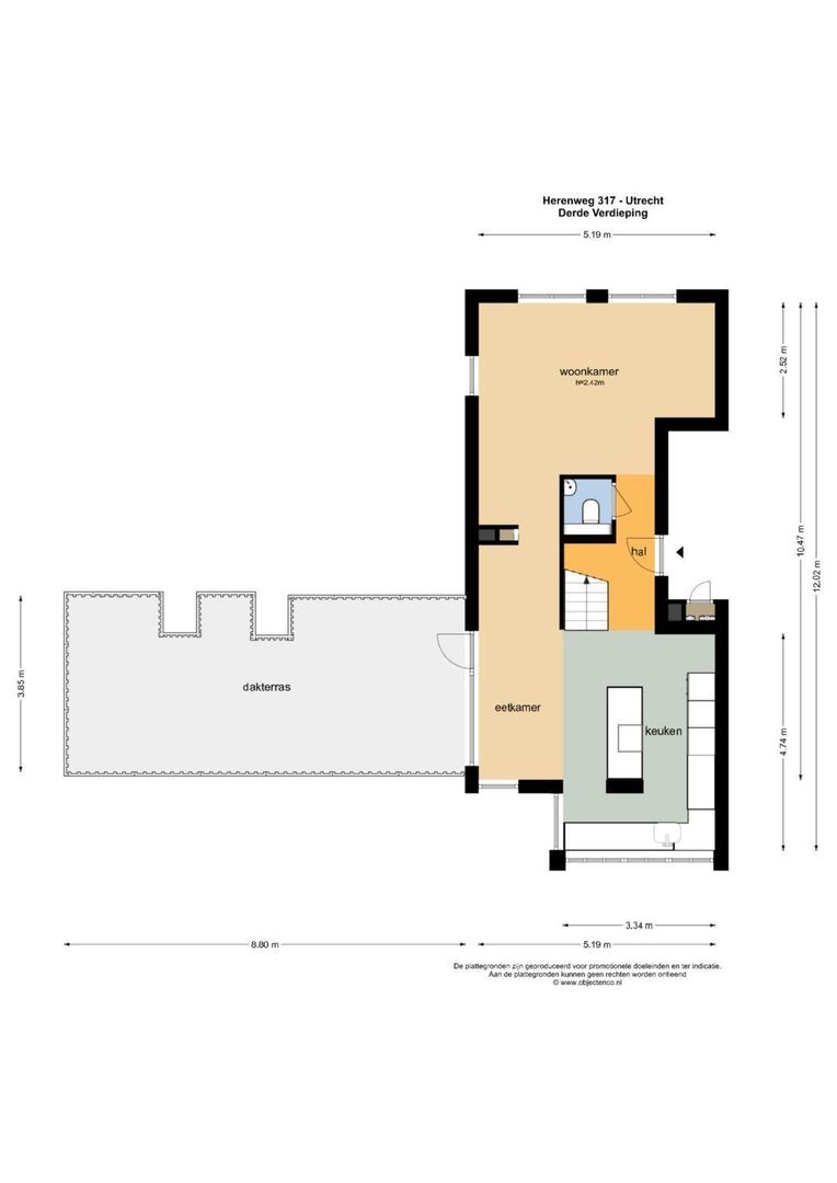 Herenweg 317, Utrecht plattegrond-0