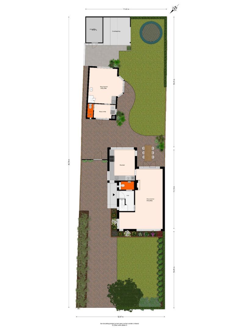 Bergweg 186, Zeist plattegrond-3