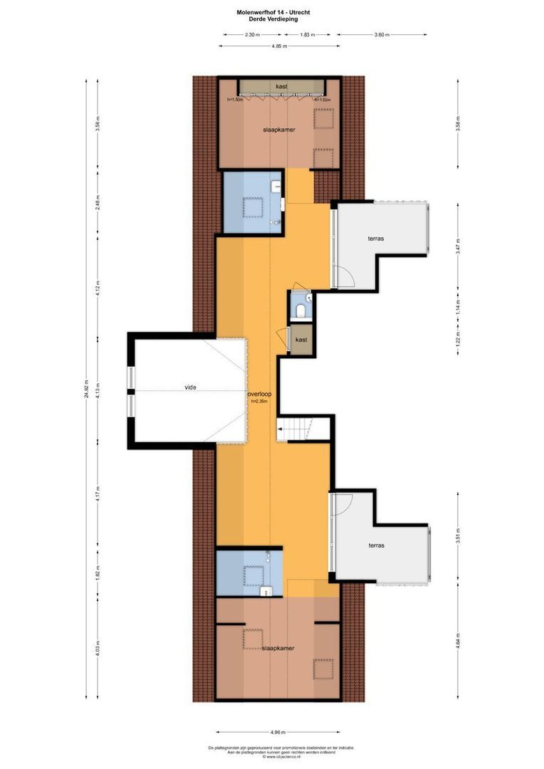 Molenwerfhof 14, Utrecht plattegrond-1