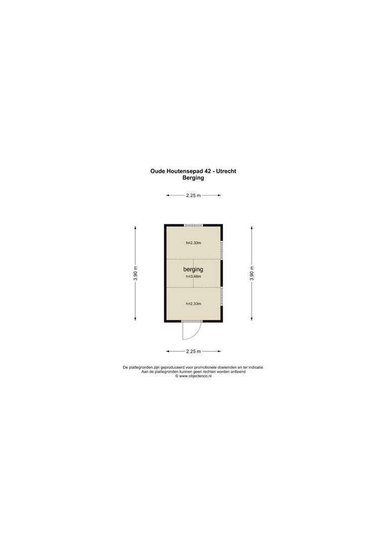 Oude Houtensepad 42, Utrecht plattegrond-5