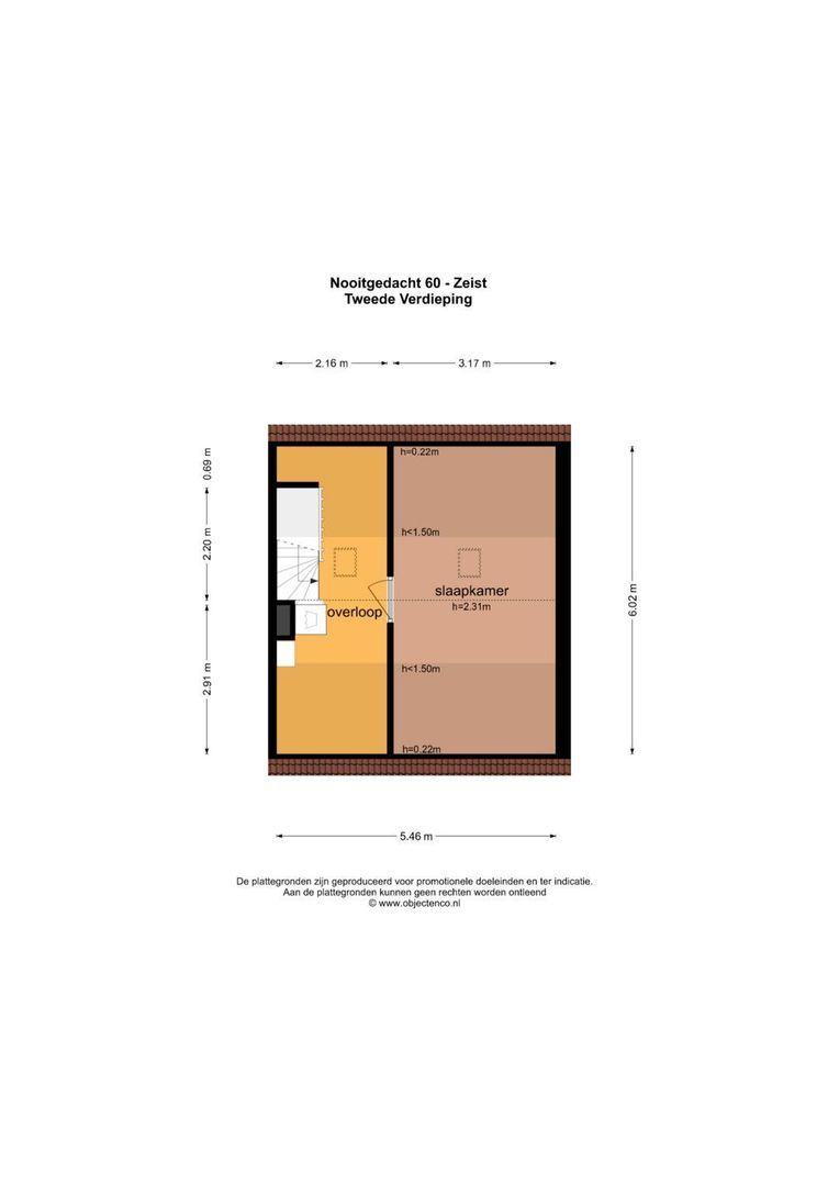 Nooitgedacht 60, Zeist plattegrond-4