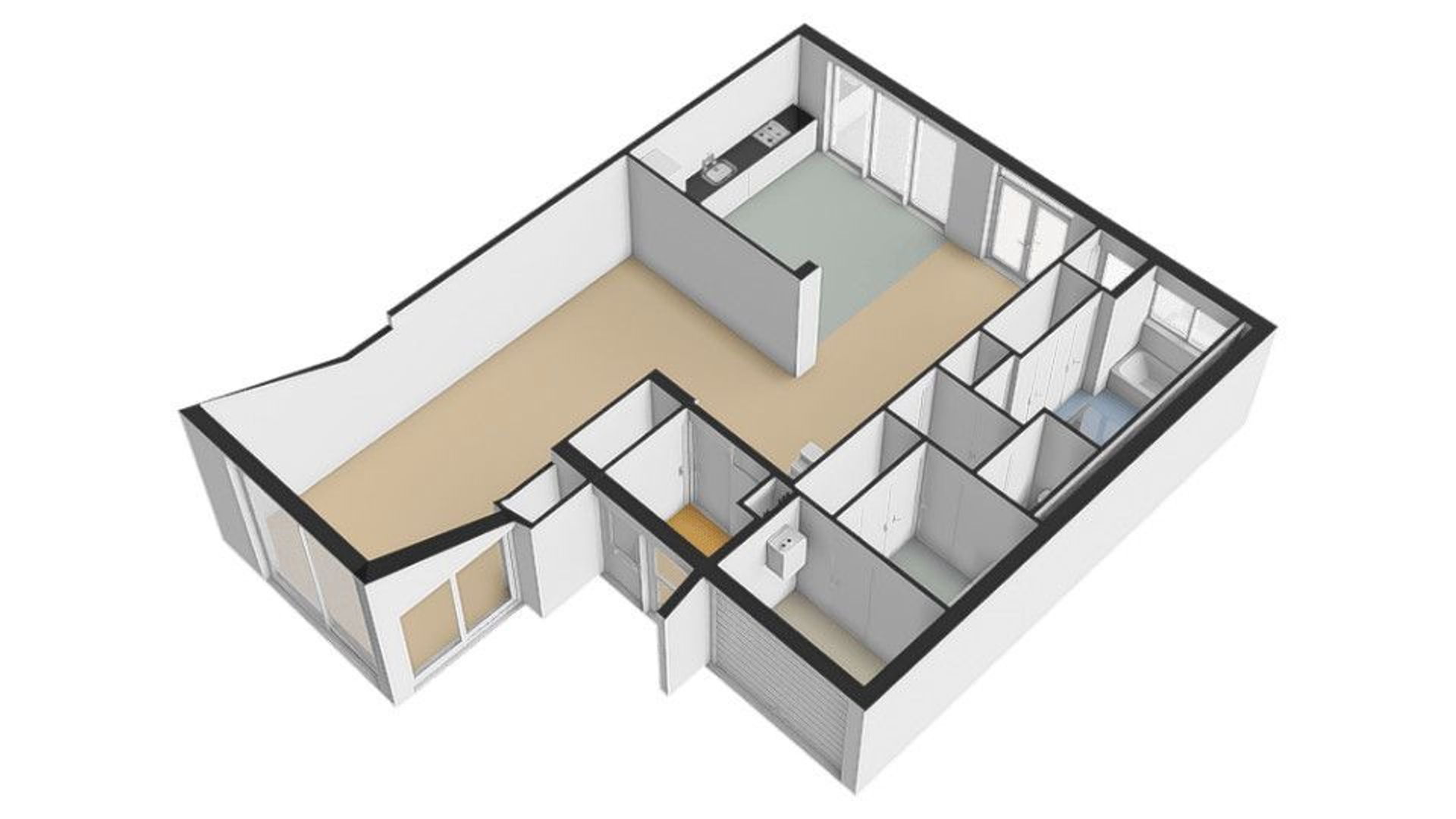 Singel 111, Odijk plattegrond-1
