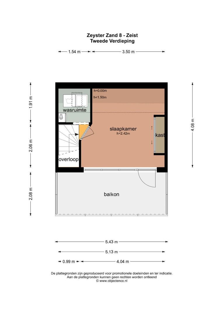 Zeyster Zand 8, Zeist plattegrond-6