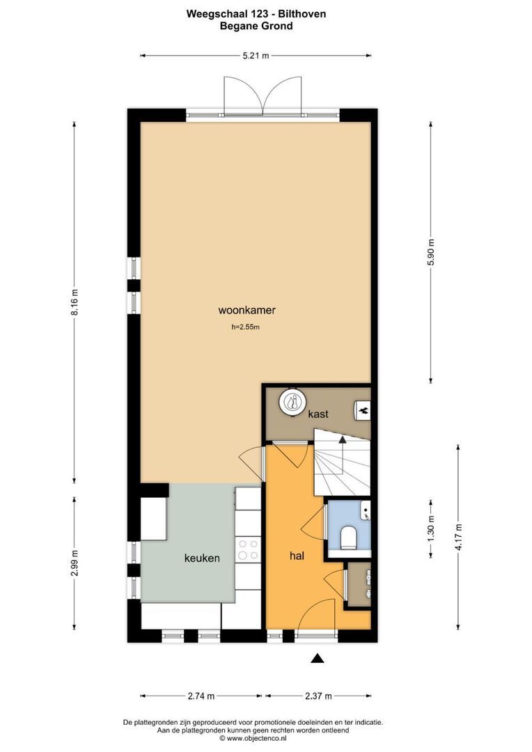 Weegschaal 123, Bilthoven plattegrond-0