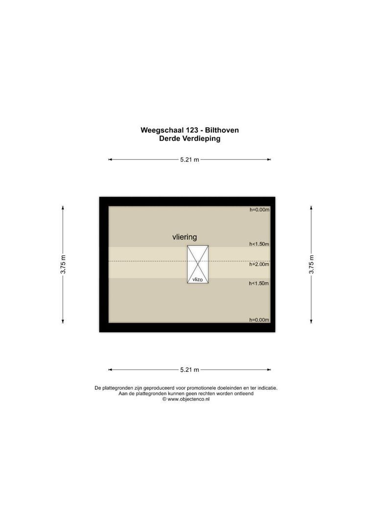 Weegschaal 123, Bilthoven plattegrond-3
