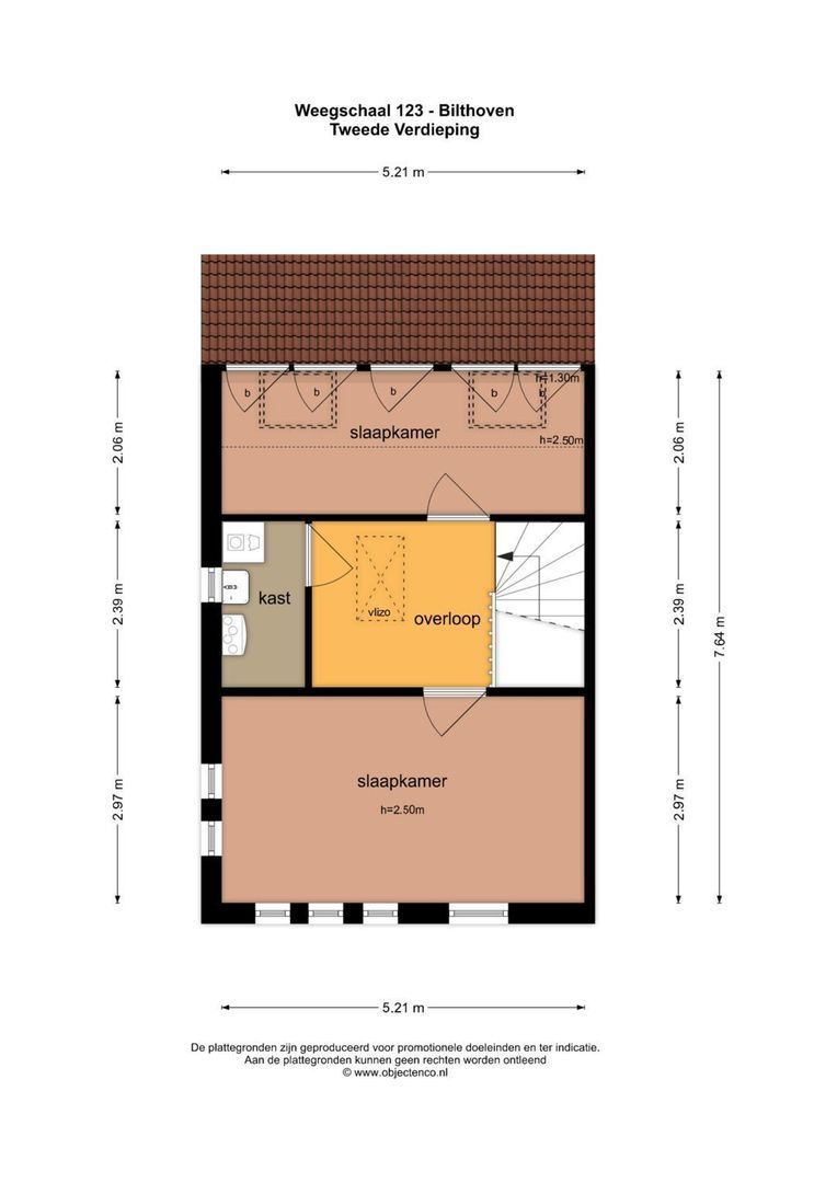 Weegschaal 123, Bilthoven plattegrond-2