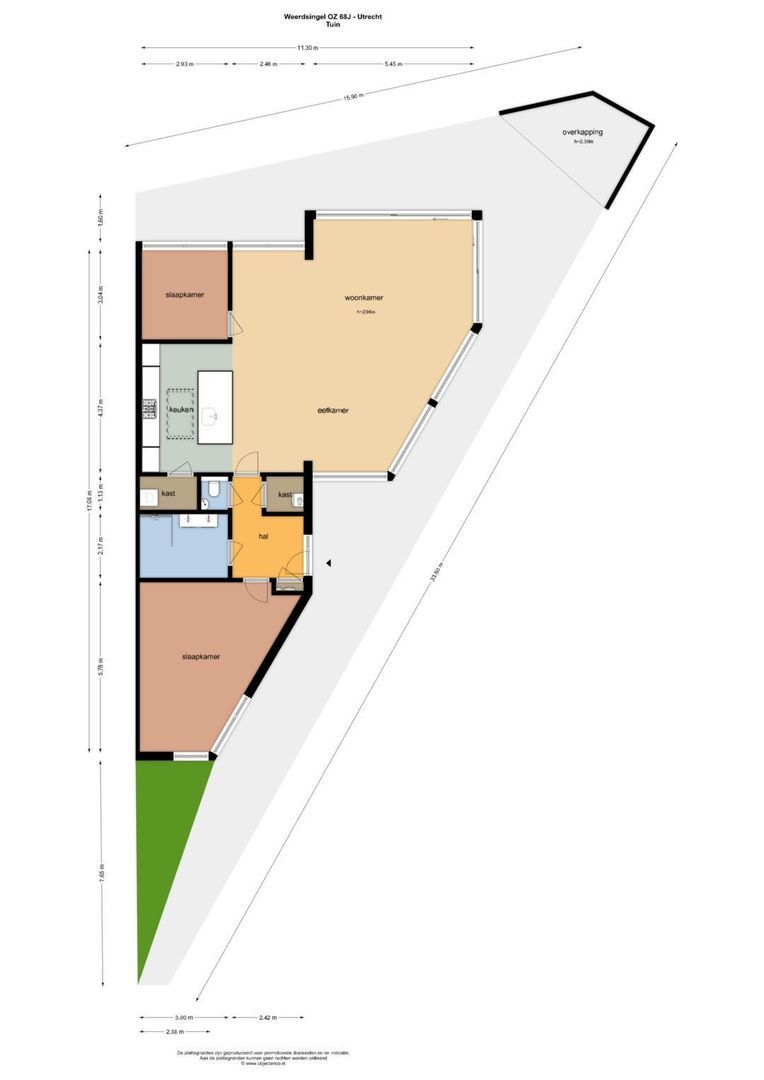 Weerdsingel O.Z. 68 J, Utrecht plattegrond-6