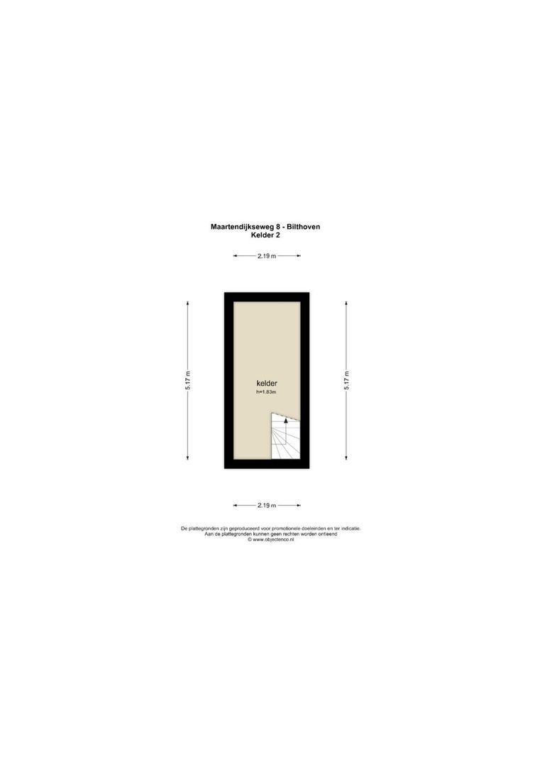 Maartensdijkseweg 8, Bilthoven plattegrond-3