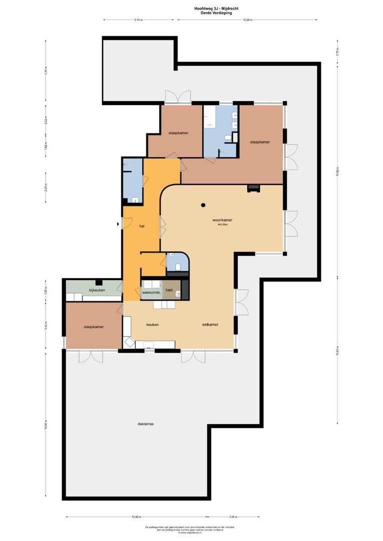 Hoofdweg 3 J, Mijdrecht plattegrond-0