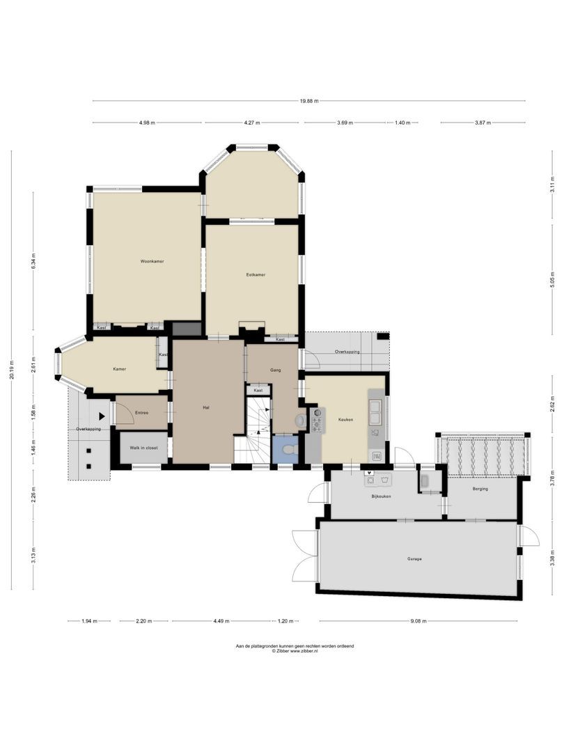 Kortenaerstraat 7, Enschede plattegrond-0