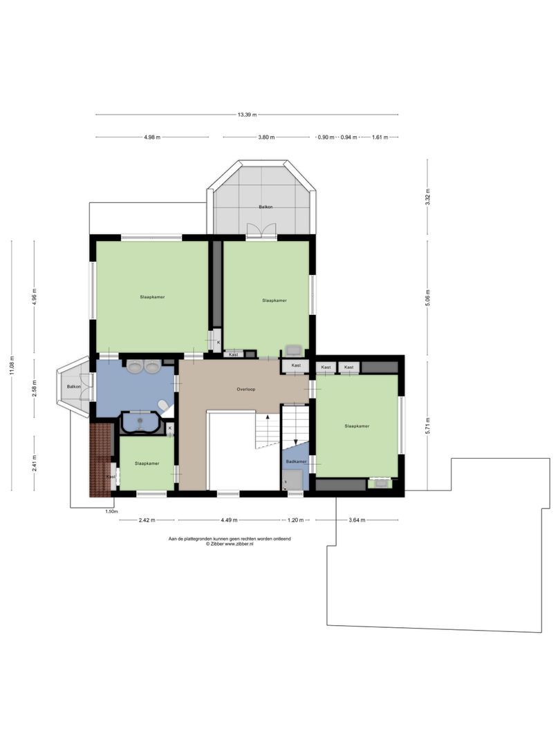 Kortenaerstraat 7, Enschede plattegrond-1