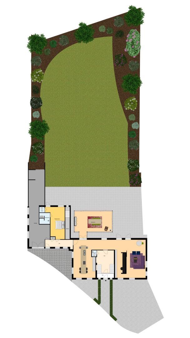 Oranjestraat 46, Tubbergen plattegrond-1