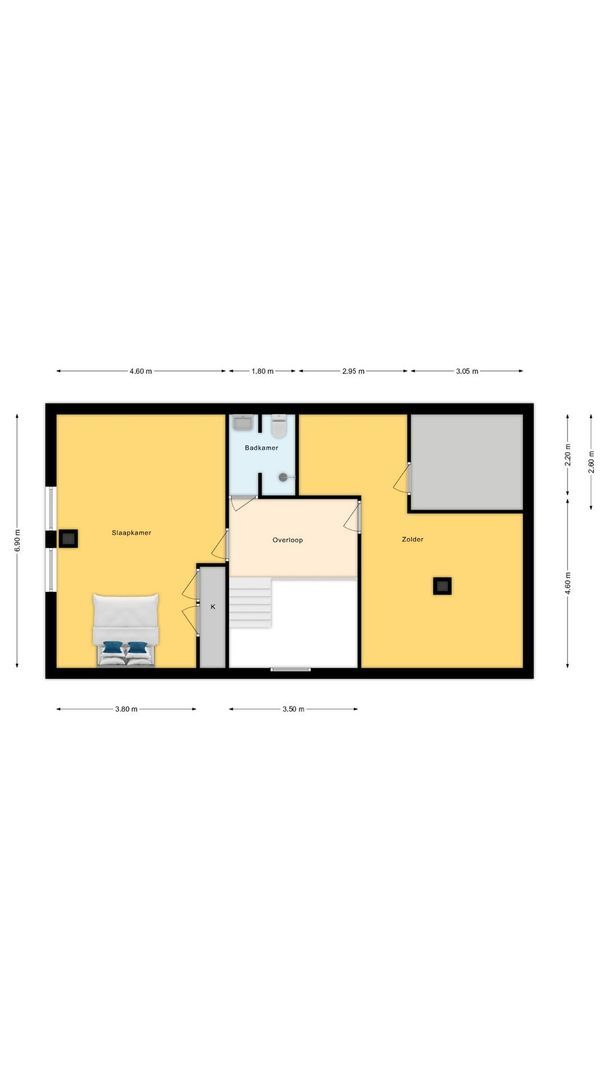 Oranjestraat 46, Tubbergen plattegrond-3