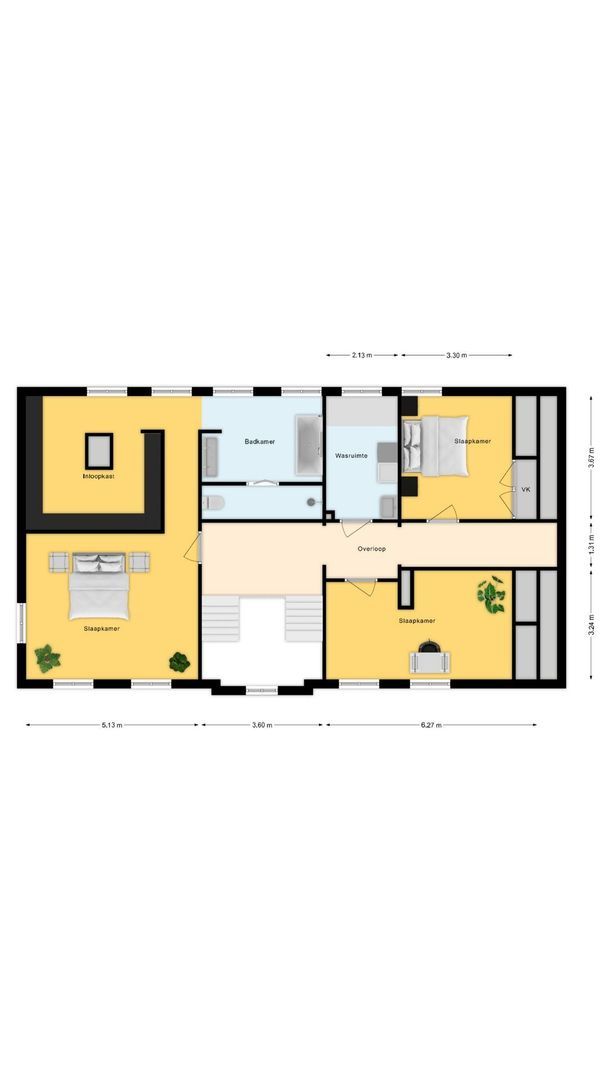 Oranjestraat 46, Tubbergen plattegrond-2