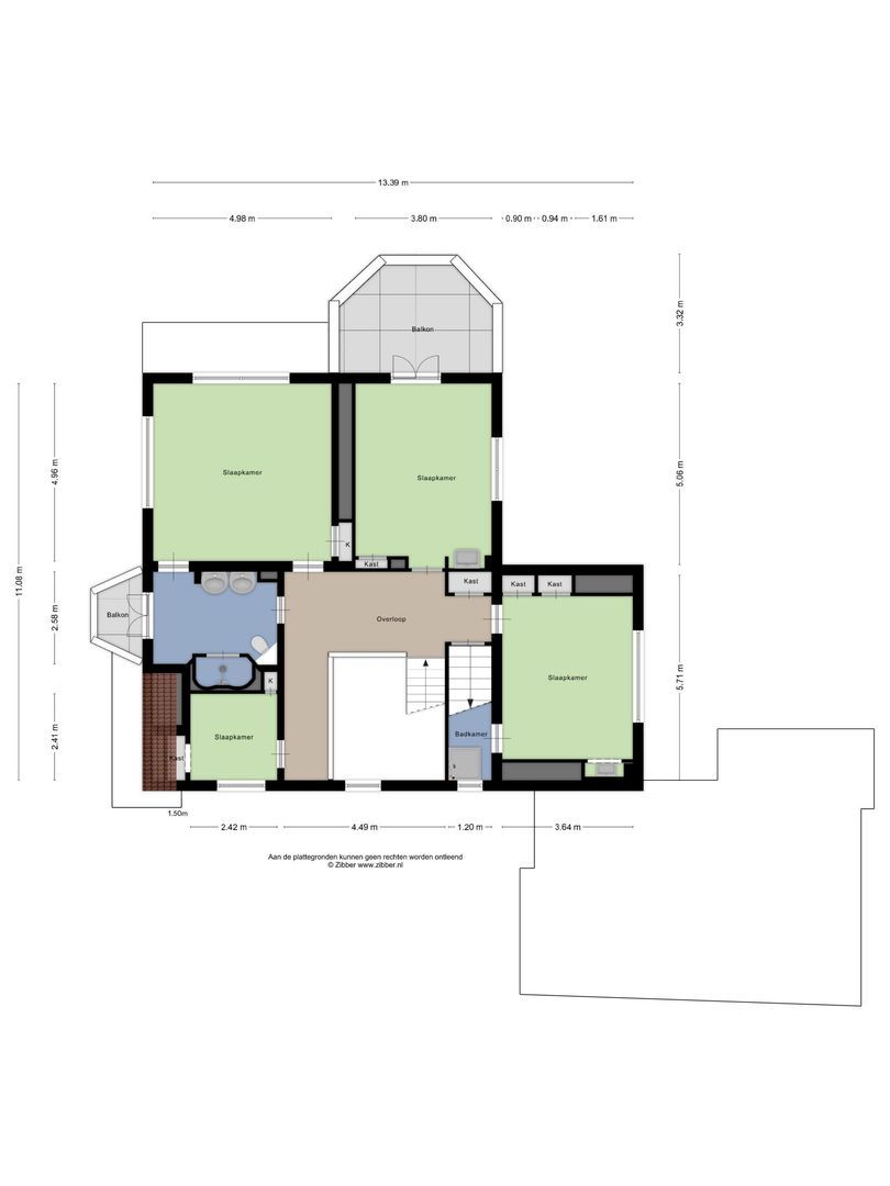 Kortenaerstraat 7, Enschede plattegrond-1