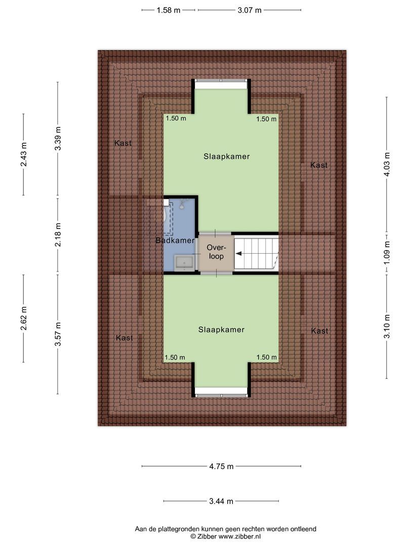 Noordendorplaan 27, Enschede plattegrond-2