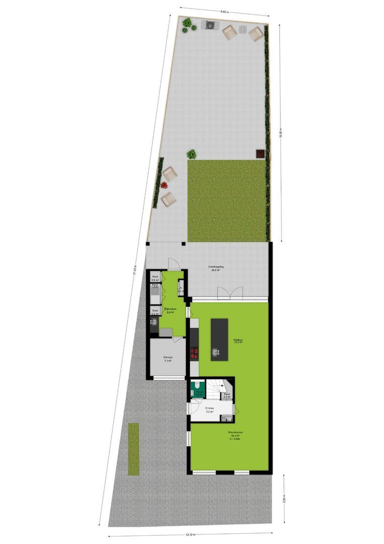 Roombekerveld 60, Enschede plattegrond-3