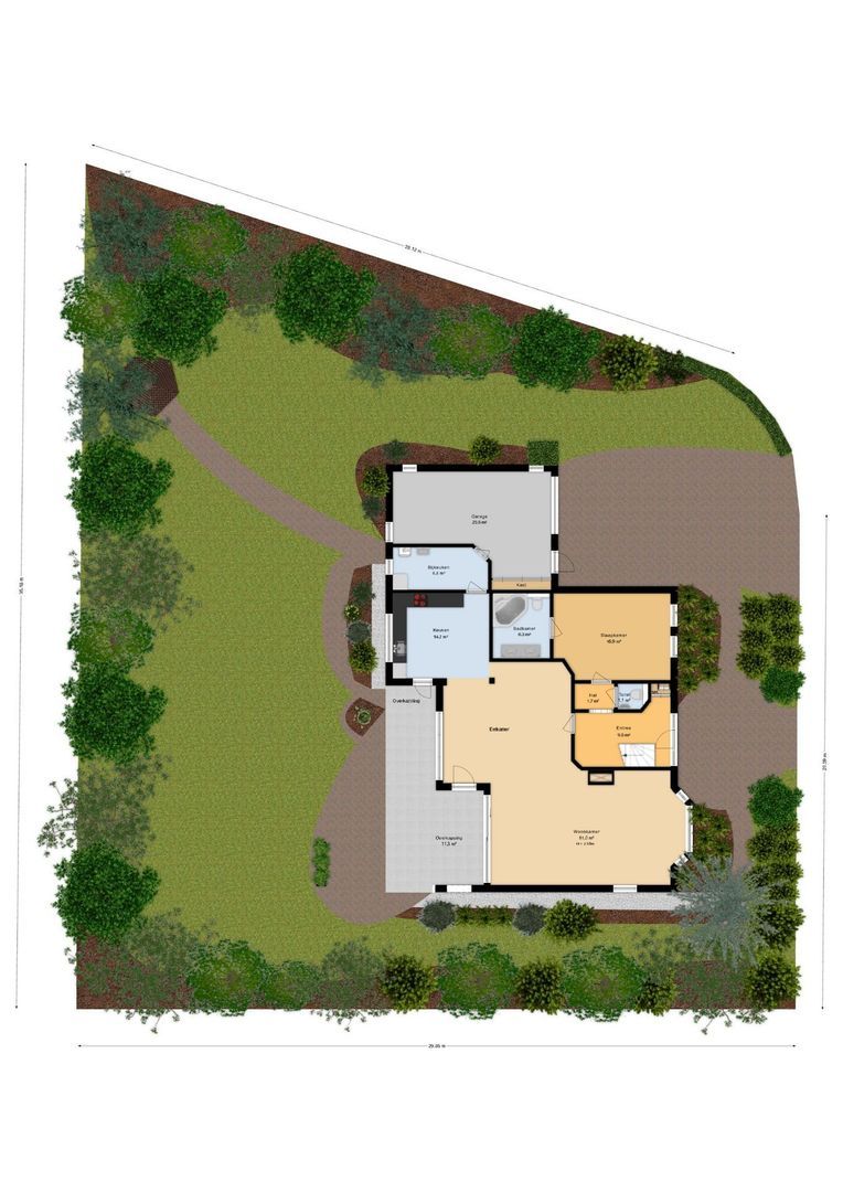 Groot Tegeler 37, Enschede plattegrond-1