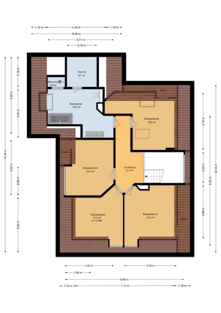 Groot Tegeler 37, Enschede plattegrond-2