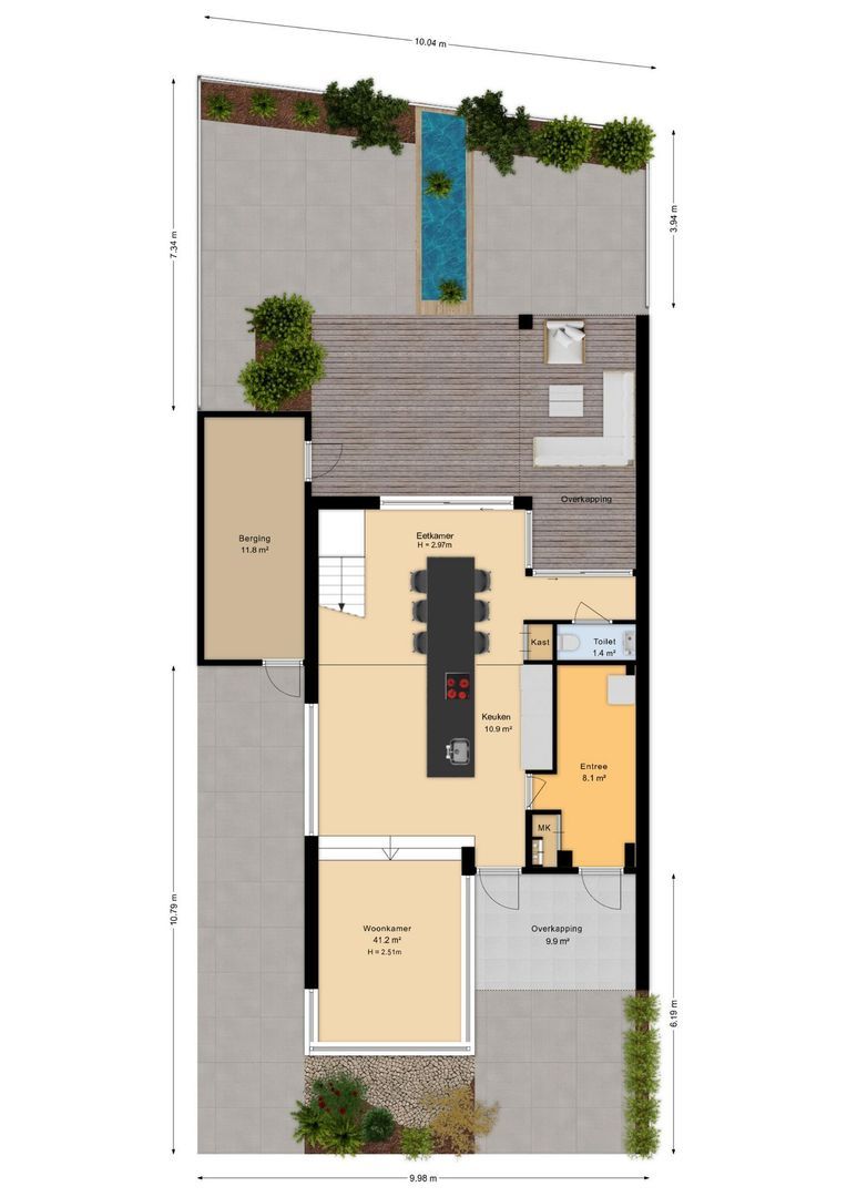 Schaddenspoor 9, Enschede plattegrond-1
