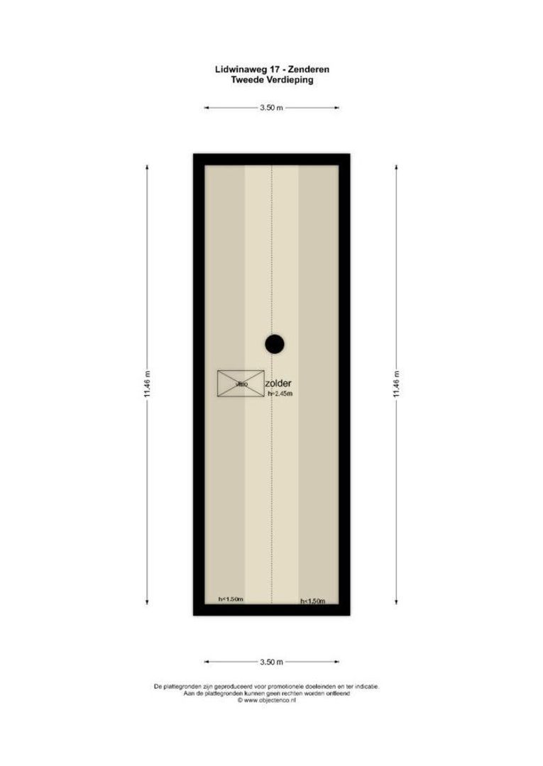 Lidwinaweg 17, Zenderen plattegrond-5
